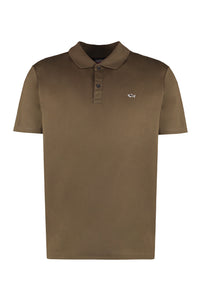 Cotton-piqué polo shirt